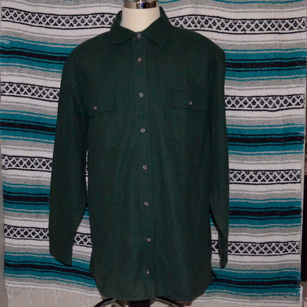 Levi's Green Jacket Lined Shirt XXL 100% cotton
